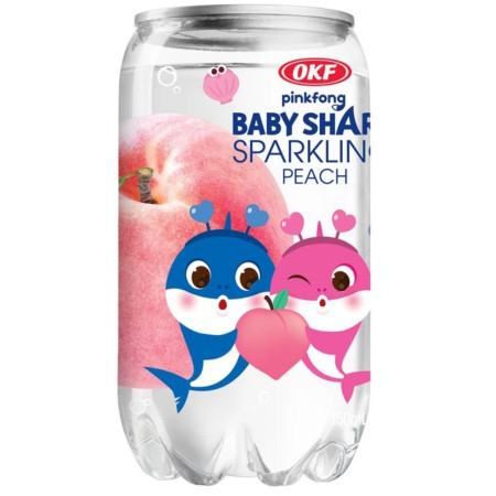detail OKF Baby Shark Sparkling 0,35l Peach (24)