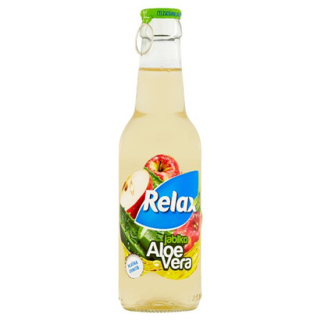 chi tiết RELAX víčko 0,25l sklo jablko-aloevera ovocný nápoj (24)