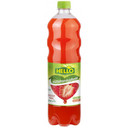 chi tiết Hello 1l PET ovocný nápoj Multivitamin Jahoda (8)