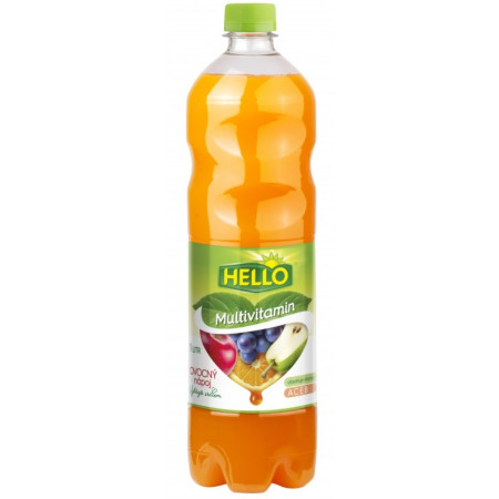 detail Hello 1l PET ovocný nápoj Multivitamin (8)