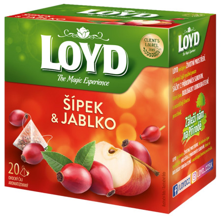 chi tiết Loyd čaj šípek jablko 40g (10)