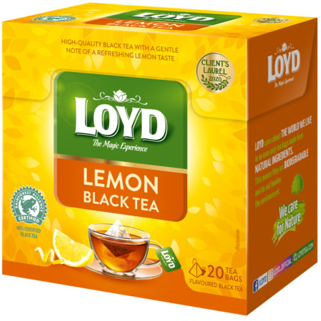 detail Loyd čaj Lemon Black Tea 34g (10)