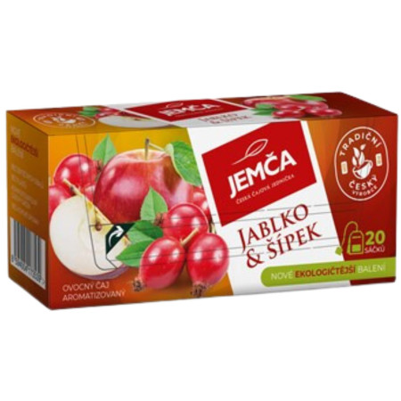 detail Jemča New čaj ovocný Jablko a šípek 40g (24)
