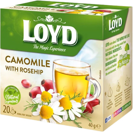 detail Loyd čaj camomile rose hip 40g (heřmánek a šípek) (10)