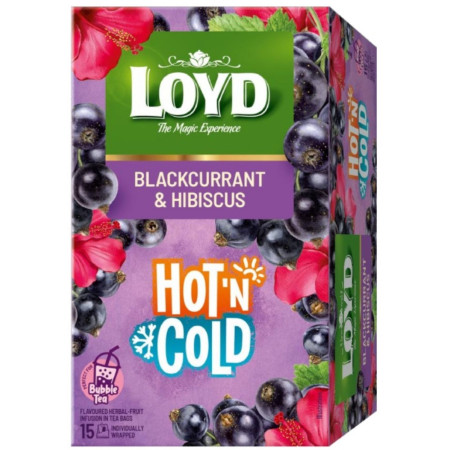 detail Loyd čaj Hot & Cold 30g Černý rybíz Ibiš (8)