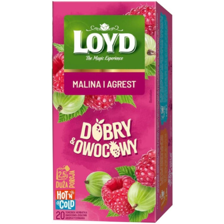 detail Loyd čaj Good & Fruity 30g Malina a Angrešt (14)