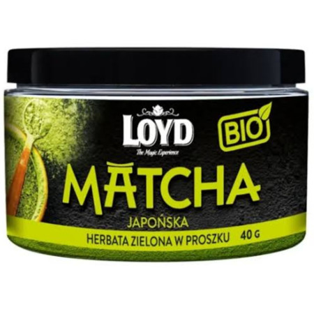 detail Loyd BIO Matcha japonská 40g (9)