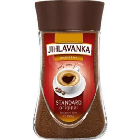 detail Jihlavanka standard Original instantní káva 100g (6)
