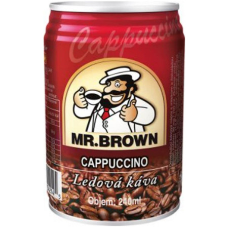 detail Mr. Brown ledová káva 240ml Cappuccino (24)