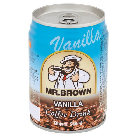 detail Mr. Brown ledová káva 240ml Vanilla (24)