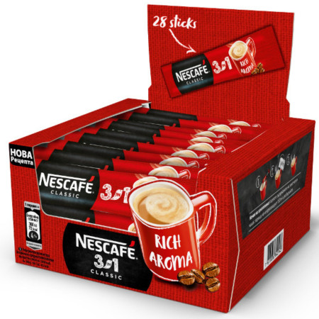 detail Nescafe 3in1 16,5g Classic display (28)
