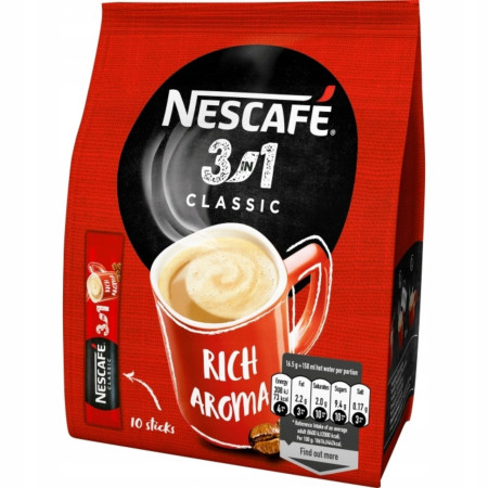 detail Nescafe 3in1 10x16,5g (sáček ) Classic (18)