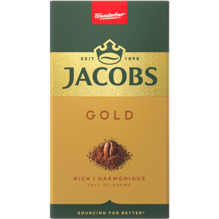 detail Jacobs káva Gold mletá 250g (12) Trvan. 5/2026