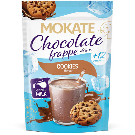detail Mokate Chocolate Frappe 104g - Cookies (10)