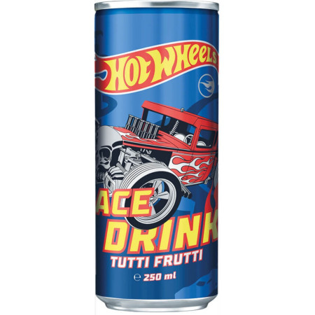 detail Dětský nápoj 250ml plech Hot Wheels (24)