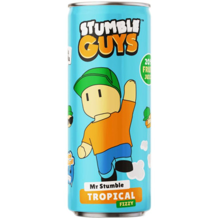 chi tiết Dětský nápoj 250ml plech Stumble Guys Tropical Fizzy (24)