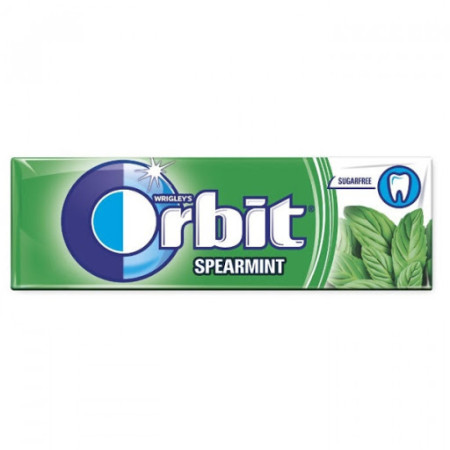 detail ORBIT 14g Spearmint zelený (30)