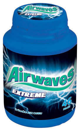 detail Airwaves 46 žvýkaček v dóze 64g Extreme (6)