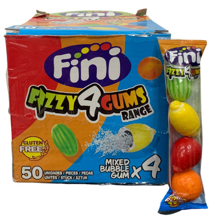 detail Fini žvýkačky 4ks Mix Ovoce 50ks