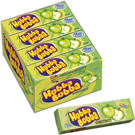 chi tiết Hubba Bubba žvýkačky 35g jablko (20)
