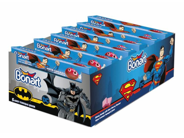 chi tiết Bonart žvýkačky s tetováním 20g cherry Superman (24)