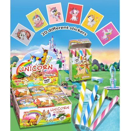 chi tiết Unicorn bubble gum 35g žvýkačky (18)
