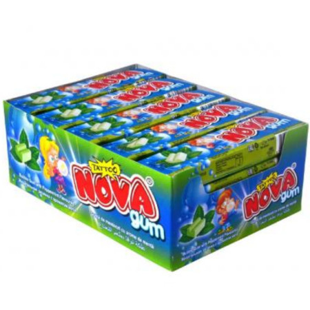 detail Nova bubble gum 18g Peppermint (20)