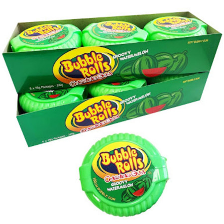chi tiết Bubble Rolls 40g žvýkačky Watermelon (12)