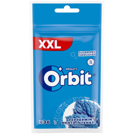 chi tiết Orbit XXL 50g žvýkačky sáček Peppermint (18)