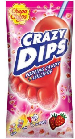detail Chupa chups Crazy dips 14g jahoda (24)