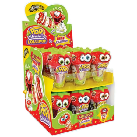 detail JohnyBee Pop Strawberry lízátko 27g (24)