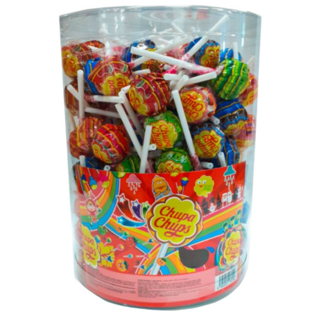 chi tiết Chupa chups lízátko original 150ks (dóza)