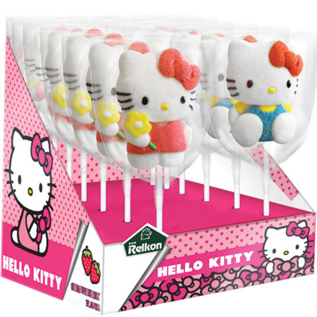 chi tiết Relkon Marshmallow Lollipop 45g lízátko Hello Kitty (12)