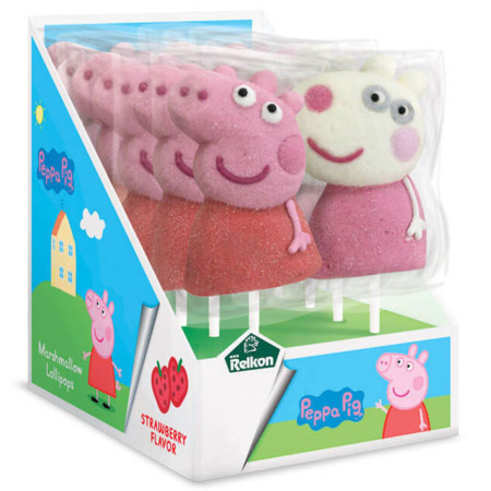 chi tiết Relkon Marshmallow Lollipop 45g lízátko Peppa Pig (12)