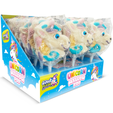 chi tiết Sweet Flash lízátko marshmallow Unicorn Mallow Pop 45g (18)