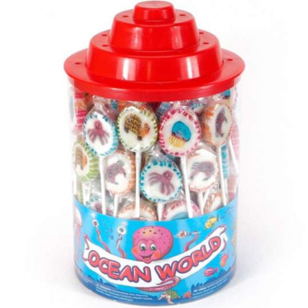 detail ESHOP - HORS roksové lízátko 10g v dóze Ocean World (150)