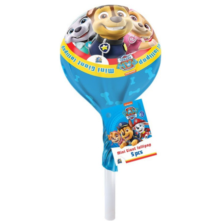 detail Lízátko 120g 15ks Paw Patrol Giant lollipop (12)