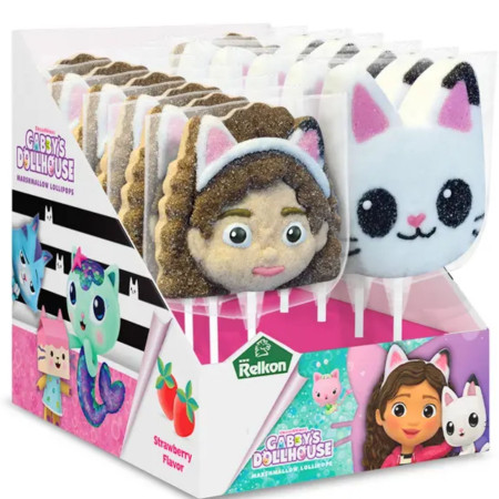 detail Relkon Marshmallow Lollipop 45g lízátko GABBY Dolhouse (12)