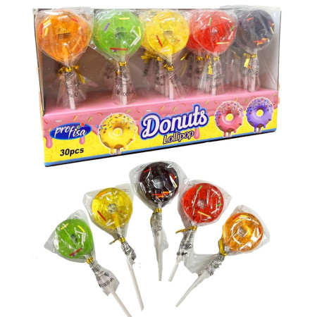 chi tiết Profisa Donuts Lollipop lízátko 15g (30)