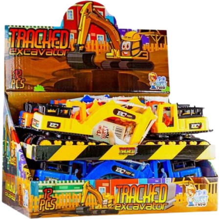 chi tiết Tracked excavator bagr na setrvačník (Xe do choi) (12)