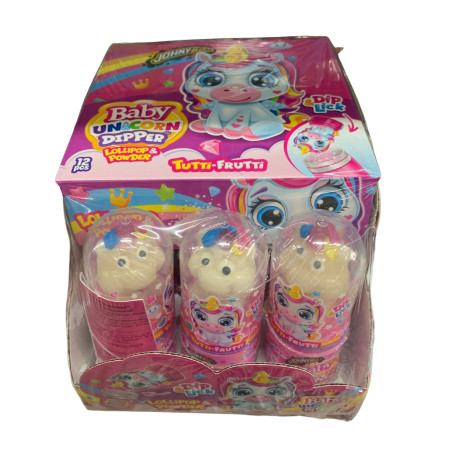 chi tiết JohnyBee Baby unicorn Dipper 40g lízátko (12)
