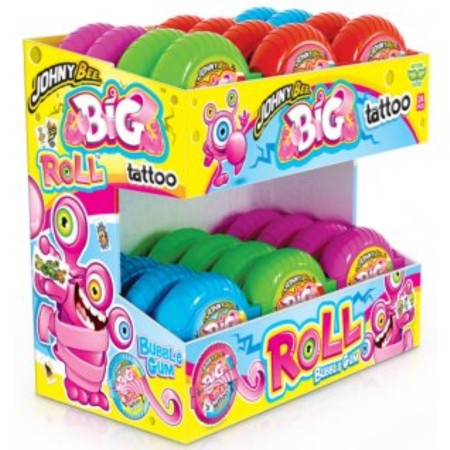 detail JohnyBee Mega Roll 40g žvýkačky (24)