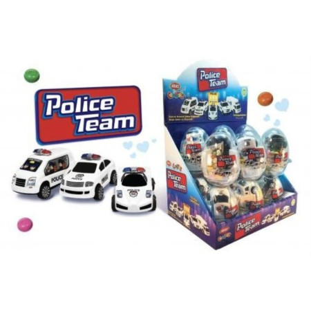 detail Police Team plastové vajíčko se hračkou 10g (12)