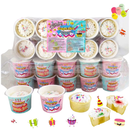 chi tiết Cupcake birthday marshmallow with Jam kelímek 12g (20)