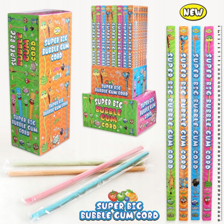 detail Žvýkačka Super big bubble gum cord 37.5g (48)