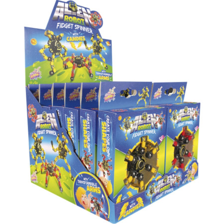 detail Sweet flash Alien Robot mimozemský robot s bonbóny 5g (12)