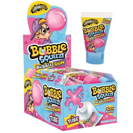 detail JohnyBee Bubble Squeeze žvýkačka v tubě 30g (24)