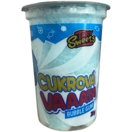 detail Tary Sweets cukrová vata 20g Bubble Gum (12)