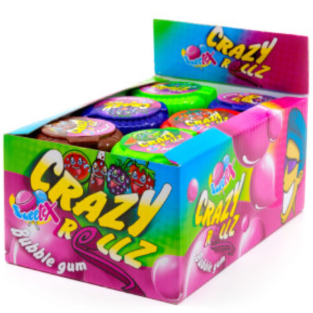 detail Sweetex Crazy Bubble Rollz 16g (24)