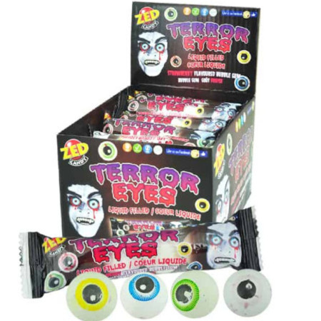 detail ZED Candy Terror Eyes žvýkačky 17g (50)